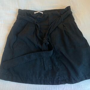 Reformation black skirt